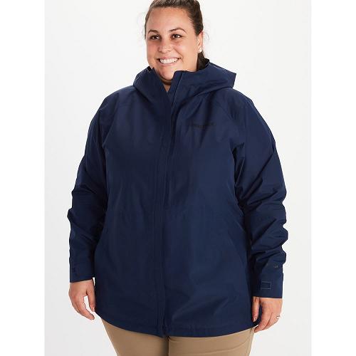 Marmot Minimalist Jackets - Womens Rain Jacket Navy CA5184960 Canada